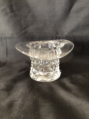 top hat cigarettes Vintage Fostoria American Glass Crystal Top Hat Cigarette Holder c.1930