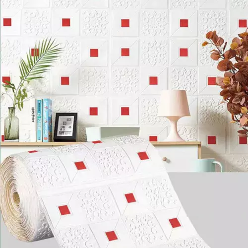 70Cm*10M 3D Brick Pattern Wall Sticker Self-Adhesive Panel Waterproof - Picture 22 of 55