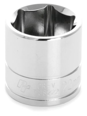 Wilmar W38222 Performance Tool  3/8 In. Drive Ratchet 22mm. 6 Point Socket