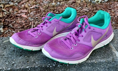 Nike Lunarfly 4 Running Sneakers 554676-523 Purple Teal Women's Shoe Size 9  | eBay