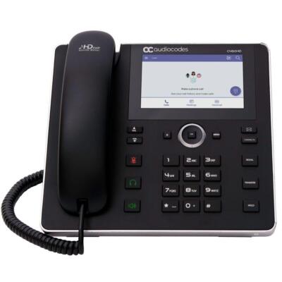 Audiocodes Teams C450HD VOIP IP Telefon POE GBE integriert BT Dual Band WiFi