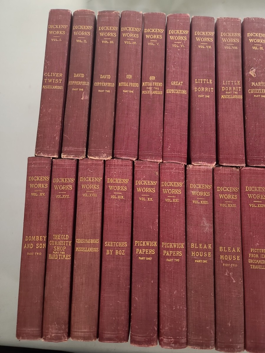 Complete Works Of Charles Dickens 1901 - 29 Volumes Out of 30 in
