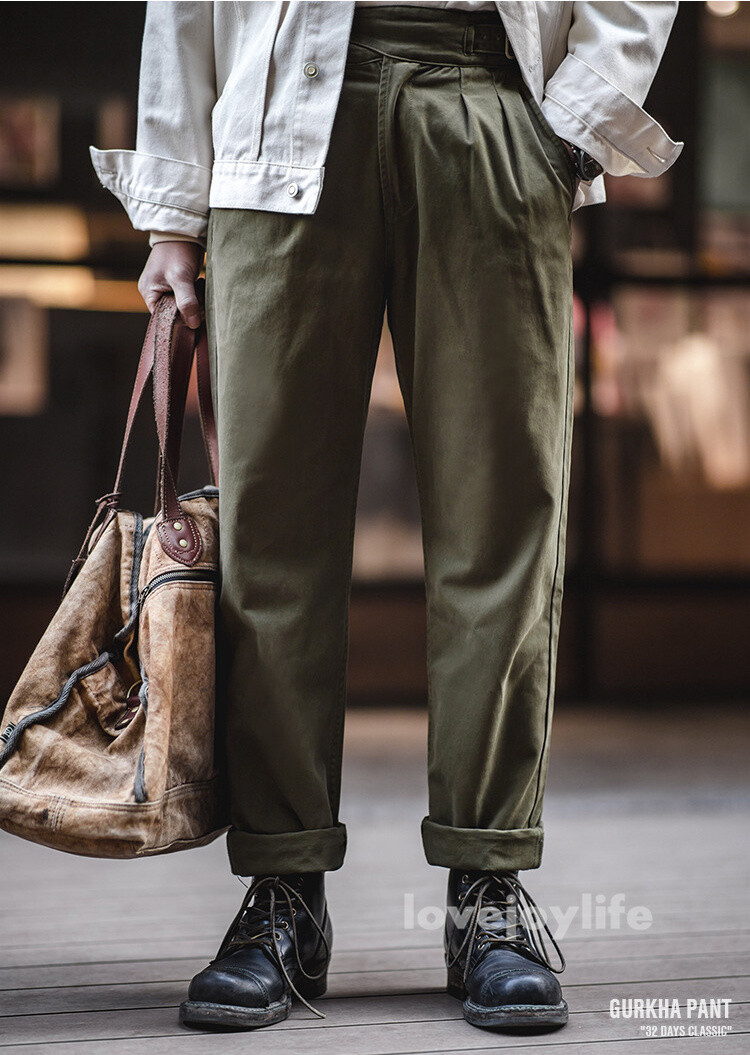 スーツ CULLNI/ Slim Flare Pintuck Gurkha Pants Sites-Gant-US-Site