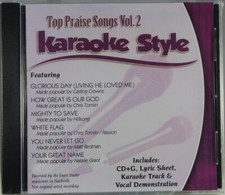 Top Praise Songs Volume 2 Christian Karaoke Style NEW CD G Daywind 6 Songs