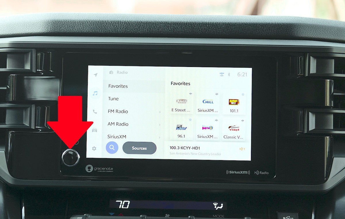 Genuine Toyota OEM Volume Knob For 2022-2024 Tundra 14-Inch Touchscreen Display - Brand New