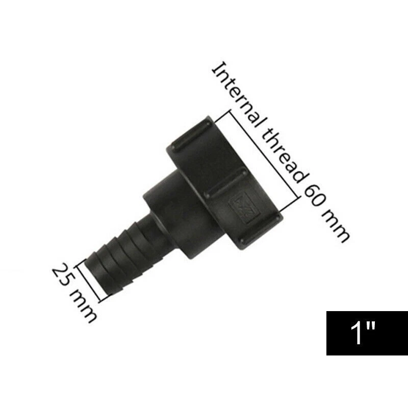 Adaptateur de robinet d'eau robuste adaptateur de réservoir IBC 60 mm fil inter - Photo 2/4