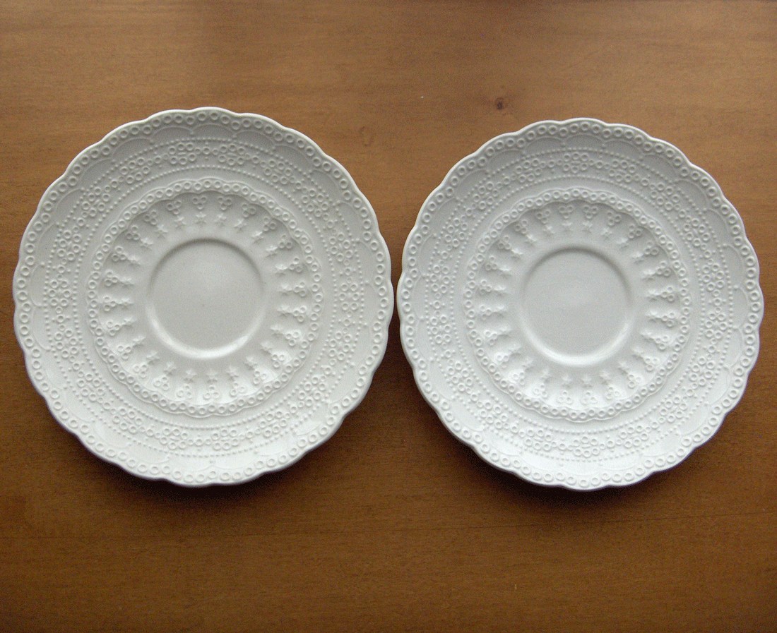 英国アンティークプレート　SPODE’S JEWEL 　27cmx2枚 Spode Jewel 2 cup sets~Copeland Spode~1926~made in England-No