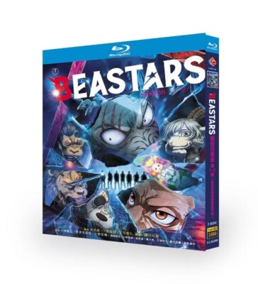 BEASTARS Season 1-2 (2021) Film TV Series 3 Disc BD All Region Boxed English
