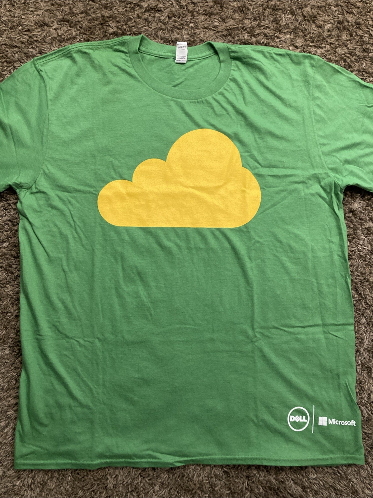 Dell Microsoft Cloud Computer Tech Shirt - image 1