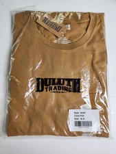 Duluth Trading Co Men's Longtail Relaxed Short Sleeve T-Shirt FXS Brown XL NWT