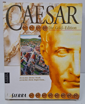 Caesar Die Gold Edition - Errichte Deine Stadt - PC CD-ROM Big Box (OVP)