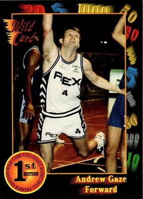 1991-92 Wild Card #45 Andrew Gaze