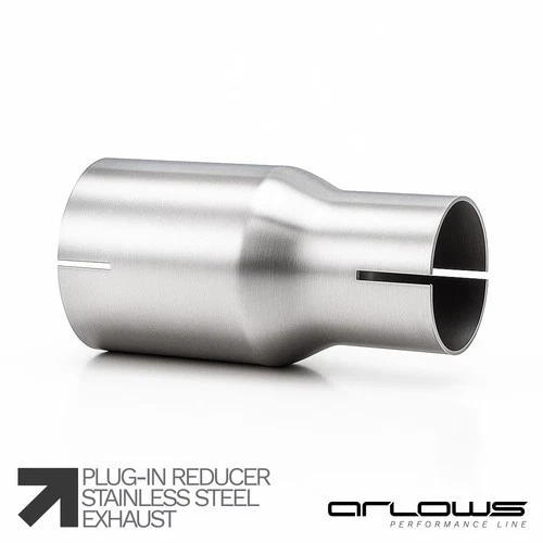 Arlows 70mm to 60.3mm Reducer / Pipe Adapter (Stainless Steel Double Sleeve)