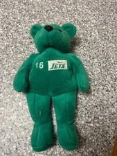NFL NY Jets Vinny Testaverde 16 Bear Plush Salvinos Bammers 1999