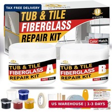 Bath Tub Repair Kit, Fiberglass Tile and Shower Repair Kit Porcelain Repair Kit,