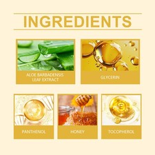 Aloe Vera and Honey Hydrating Face Gel for After Sunburn Relief and Oil Control