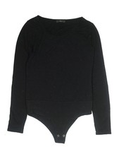 J.Crew Women Black Bodysuit XS