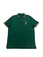 Polo Ralph Lauren Men  s Polo Shirt Embroidered Polo Bear Basketball Shirt Sz L