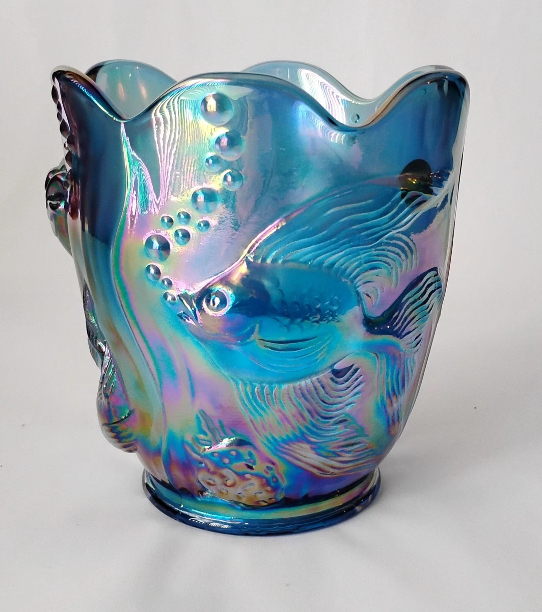 fenton blue carnival glass products for sale | eBay