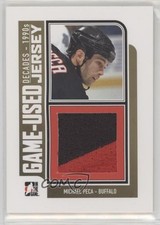 2013-14 ITG Decades 1990s Game Used Gold Jersey /10 Michael Peca #M-25 8i3