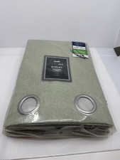 Image of Dunelm Pair of Blackout Eyelet Curtains Sage 182 x 117