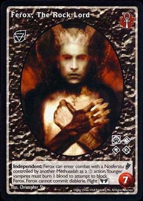Ferox, The Rock Lord - Wasserspeier - Vampir VTES