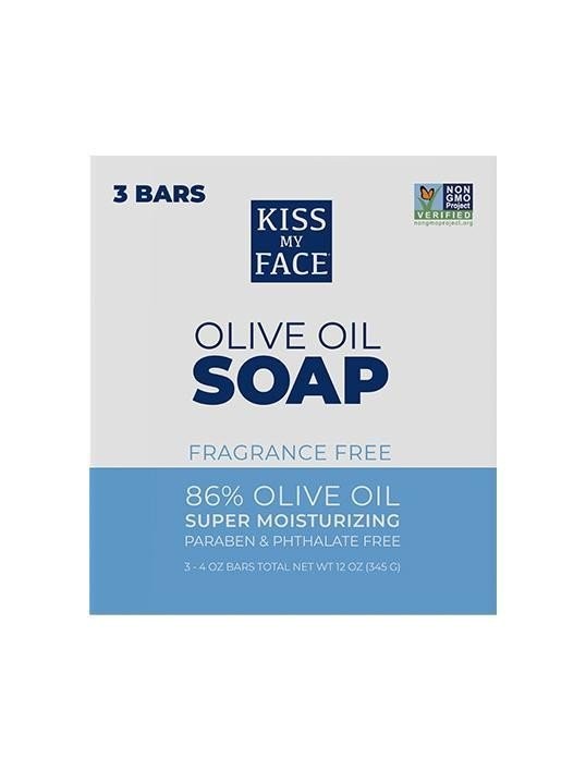 Мыло Kiss My Face Naked Pure Olive Oil 3 куска мыла 34 унции 2190₽