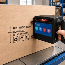 M100 High Resolution Inkjet Printer 100mm 600 DPI Handheld Date QR Coder
