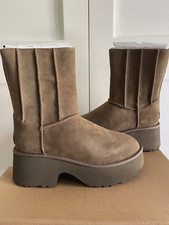 NIB UGG CLASSIC TWIN SEAM NEW HEIGHTS HICKORY BOOTS SIZE 11
