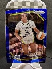2025 Panini Prizm WNBA #43 Haley Jones Blue Velocity Prizms - Dallas Wings