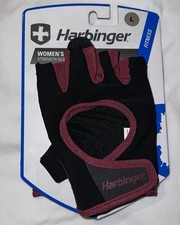 Harbinger Women's FlexFit Weight Lifting Gloves - Black/Merlot