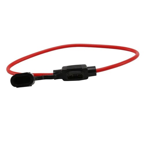 Waterproof Inline Fuse Holder for 12V 30A with 12 Gauge Wire Pack of 5 - Foto 5 di 16
