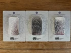 NEW - 3oz 999 FINE Silver bars - Norse Gods Royal Mint Germania Set