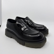 Off White Leather Loafers Size 40