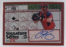 2019 Donruss Optic Signature Series Red Prizm 11/25 Carson Kelly Auto 18qz