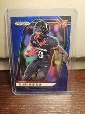 2025 Panini Prizm Draft Picks #15 Xzavier Henderson Prizms Blue #/249 RC