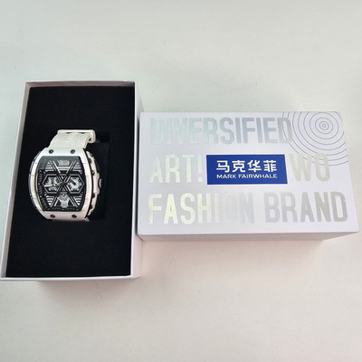 Mark Fairwhale FW-5560 Luxury Sport Chronograph Quartz Watch, Waterproof, Men's 
