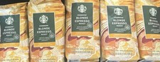  5 Bags Starbucks Whole Bean Coffee Blonde Espresso Roast Bundle 