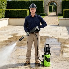 Electric Pressure Washer with 4 Nozzles, Power Washer for Car Patio Home Outdoor