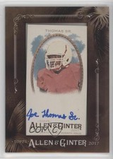 2017 Topps Allen & Ginter Minis Framed Joe Thomas Sr #MA-JTS Auto 13l2