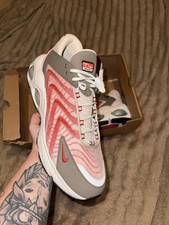 Nike Air Max Tailwind Trainers Light Bone Red Clay Olive Grey Size 14 UK BNIB