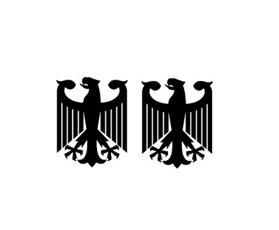 2 Aufkleber Adler Deutschland Germany Auto Sticker Tuning  Decal  car lkw Bike