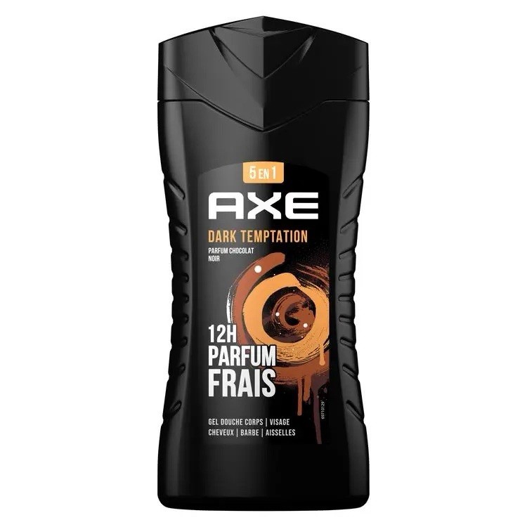 Axe Dark Temptation pack de 4 gels douche 225ml fraîcheur matin
