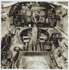 RAF Spitfire Cockpit and Controls WW2 WWII Re-Print 4x6