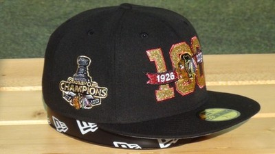 Casquette New Era Chicago Blackhawks - Taille 8 Orange - LNH - Occasion