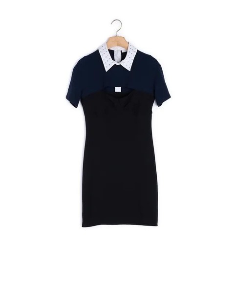Women Sandro Paris Dress Navy 36 / S #NTSK