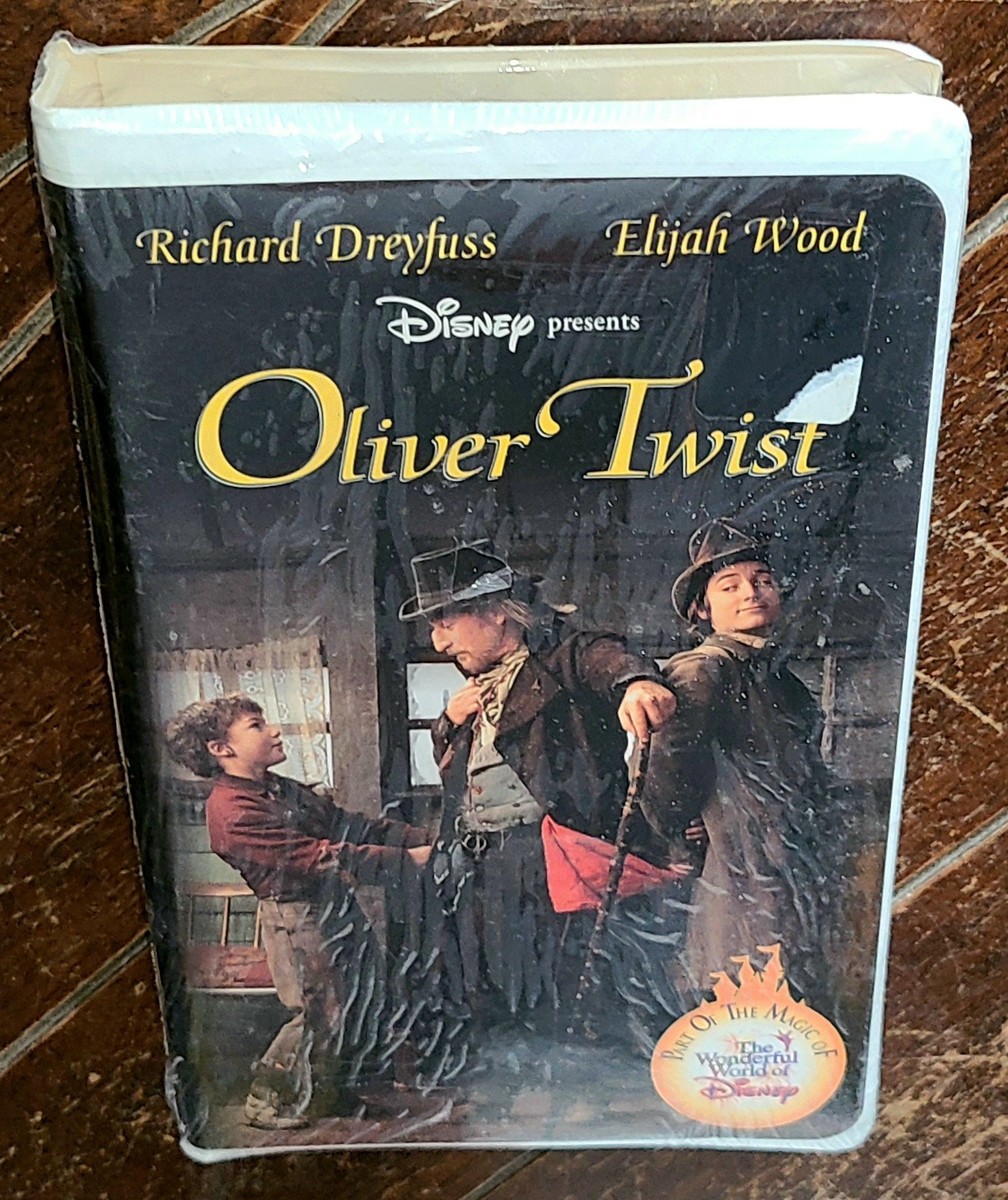 フレッシュリーダーティー　VHS Oliver Twist [CC] (VHS, 1998, Disney) Elijah Wood/Richard Dreyfuss
