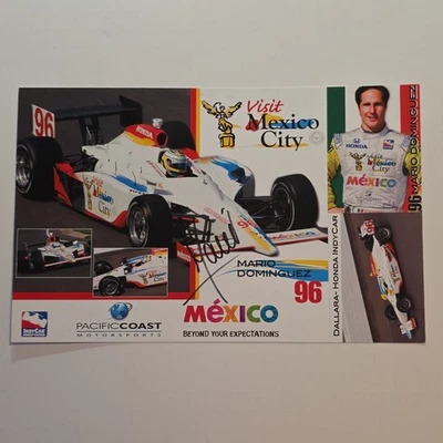 Mario Dominguez Pacific Coast Motorsports #96 Visit Mexico City IndyCar Sign - Image 1 of 2