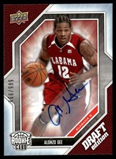 Alonzo Gee 2009-10 Upper Deck Draft Edition Autographs #5 #/999 - Alabama