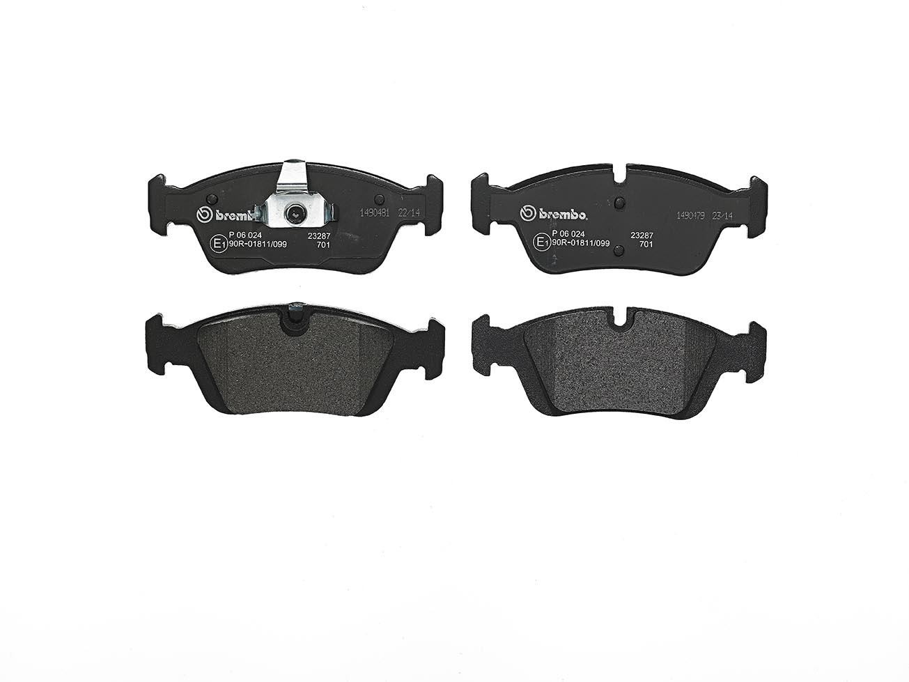 Für BREMBO KLOCKI SZCZEKI CYLINDERKI P 06 024 BRAKE PADS BMW 3 (E46) - Bild 4
